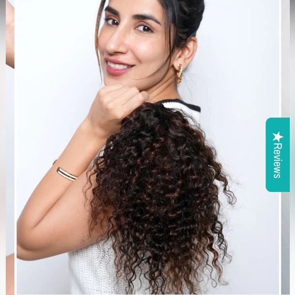 Brand new original curly hair Messy bun topper extensions - Picture 3 of 8